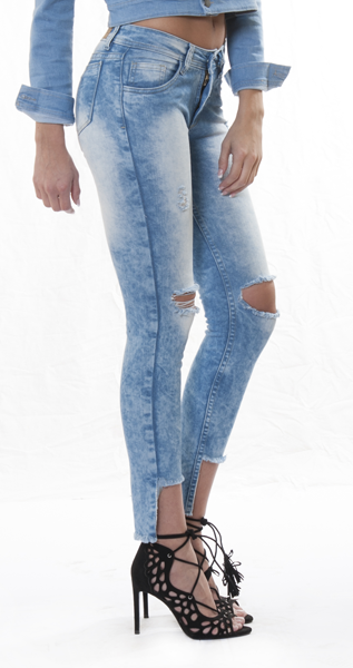 Jeans Skinny Talle Alto Cod: 4171