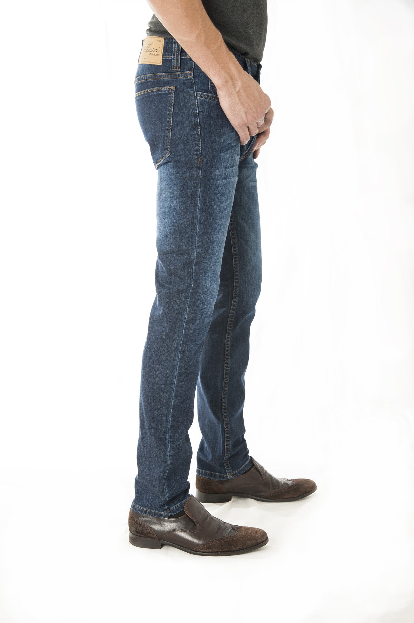 Pantalon Jeans Skinny Fit - Azul Escuro Cod: 200-2012